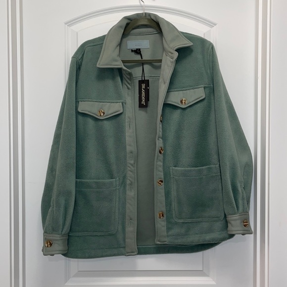 Blank NYC green shacket - Picture 1 of 6